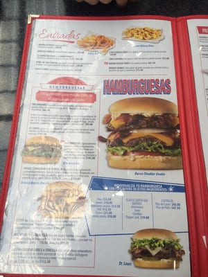Menu photo 2 Johnny Rockets México, D.F., DIF