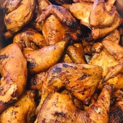Slap BBQ - Grilled chicken after the final smoke. Gorgeous aren't they?