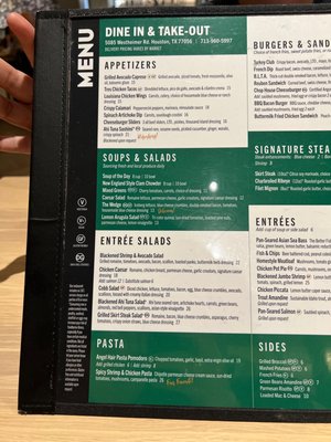 Menu photo 6 Daily Grill Houston, TX