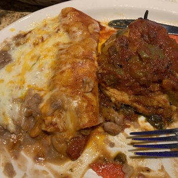 La Kebrada - Beans, enchilada and 1/2 of chili relleno! - Mexican Near Me - Clovis, California La Kebrada - Beans, enchilada and 1/2 of chili relleno! - Mexican Near Me - Clovis, California