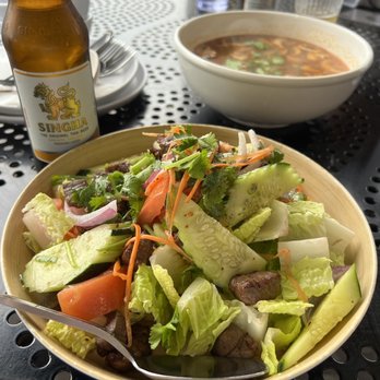 Siam Station - Spicy Beef Salad - Thai Near Me - Irvine, California