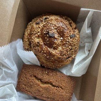 Radio Bakery - Corn cake, scallion sesame twist - Bakeries Near Me - Brooklyn, New York