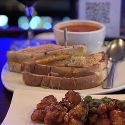 Home Base Delaware - The Chefs Grilled Cheese General Tso's Cauliflower