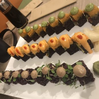 Beyond Sushi - Mighty mushroom, sunrise and spicy mango - Sushi Bars Near Me - New York, New York