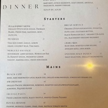 Mission Bistro - Menu - Seafood Near Me - Carmel-by-the-Sea, California Mission Bistro - Menu - Seafood Near Me - Carmel-by-the-Sea, California