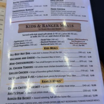 Texas Roadhouse - Menu - American Near Me - Blue Springs, Missouri Texas Roadhouse - Menu - American Near Me - Blue Springs, Missouri