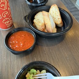 Caesar Side Salad and Cheesy Garlic Bread Caesar Side Salad and Cheesy Garlic Bread