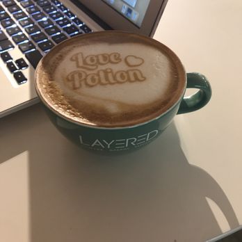 Layered - Lavender Latte w/honey - Coffee & Tea Near Me - McKinney, Texas