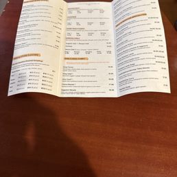 Menu take out Menu take out