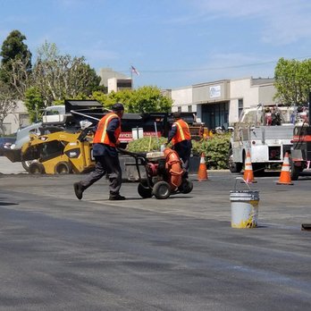 Empire Parking Lot Services - Wrapping up an asphalt project in Huntington Beach. - Masonry/Concrete Near Me - Orange, California Empire Parking Lot Services - Wrapping up an asphalt project in Huntington Beach. - Masonry/Concrete Near Me - Orange, California
