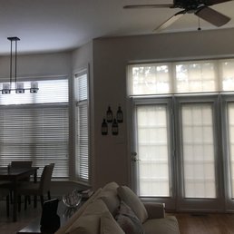 Shades down- filters out the sun to keep the room cool but lets in just the right amount of light Shades down- filters out the sun to keep the room cool but lets in just the right amount of light