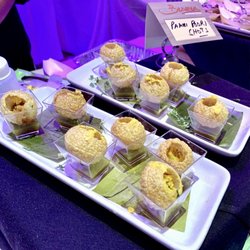The Terrace - Dining Out Jersey Foodie Expo. 2022- Pani Puri Shots from Benares Indian Restaurant!