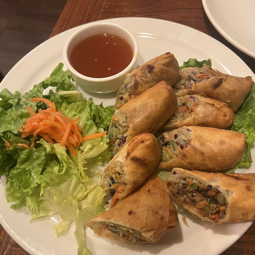 Tee Nee Thai Cuisine - Vegetarian Spring Rolls - Thai Near Me - San Jose, California