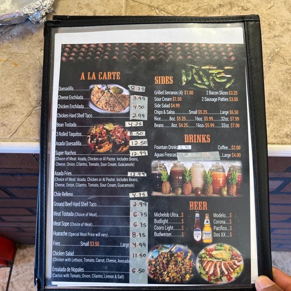 Los Charritos - Menu, make sure you do the math of your items because they charge extra for I don't know what - Mexican Near Me - Winchester, California Los Charritos - Menu, make sure you do the math of your items because they charge extra for I don't know what - Mexican Near Me - Winchester, California