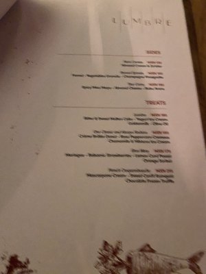 Menu photo 8 Lumbre San José del Cabo, BCS Menu photo 8 Lumbre San José del Cabo, BCS