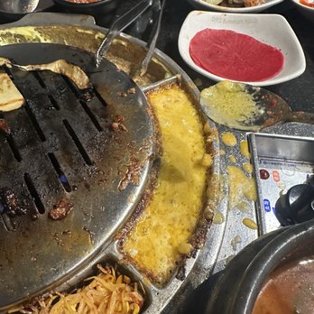 9292 Korean BBQ - All burnt cheese and no corn - Korean Near Me - Annandale, Virginia