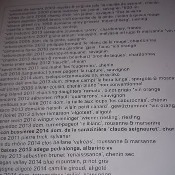 Chez Victoire - Wine menu! :) - French Near Me - Montreal, Quebec