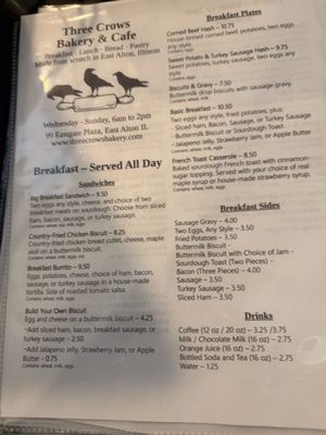 Menu photo 2 Three Crows Bakery East Alton, IL Menu photo 2 Three Crows Bakery East Alton, IL