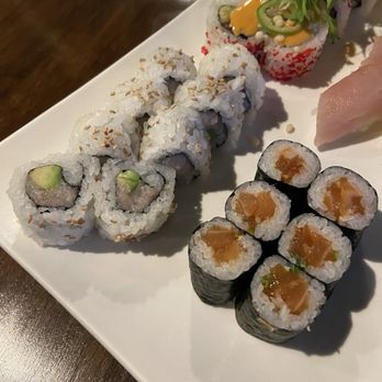 Rocky Yama Sushi - Yellowtail and Avocado Roll & Spicy Tuna Roll - Japanese Near Me - Denver, Colorado Rocky Yama Sushi - Yellowtail and Avocado Roll & Spicy Tuna Roll - Japanese Near Me - Denver, Colorado