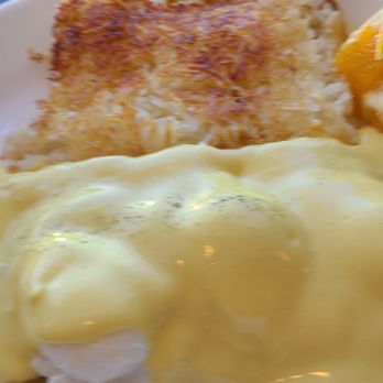 Vanta Cafe - Over sauced eggs benedict with freeze dried hash browns. - Breakfast & Brunch Near Me - Wailuku, Hawaii Vanta Cafe - Over sauced eggs benedict with freeze dried hash browns. - Breakfast & Brunch Near Me - Wailuku, Hawaii