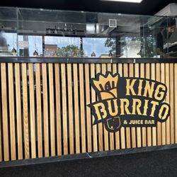 King Burrito & Juice Bar - Ordering counter