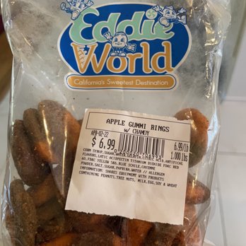 EddieWorld - Apple gummy rings with chamoy. So darn good, opened bag before I thought to take a pic of it. - Service Stations Near Me - Yermo, California