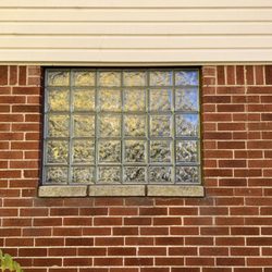 Glass Block Concepts - Garage window.