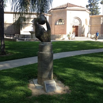 AK Smiley Public Library - Sculpture in the back - Libraries Near Me - Redlands, California