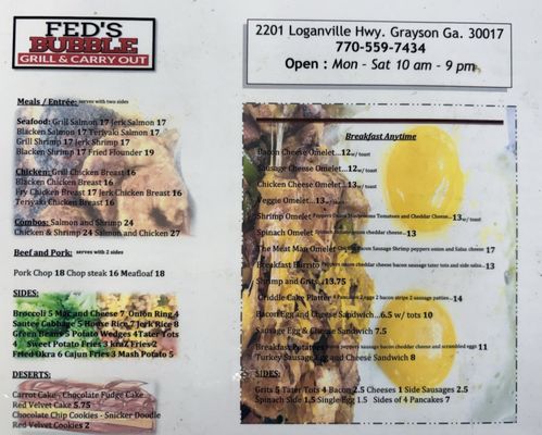 Menu photo 3 Fed’s Bubble Grayson, GA