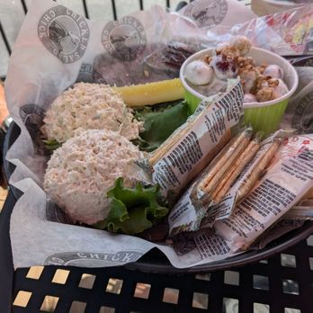 Chicken Salad Chick - My husband who likes more protein with his meals had two of the chicken salad. - Sandwiches Near Me - Greenville, South Carolina
