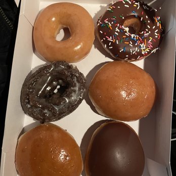 Krispy Kreme - Glazed, chocolate glazed, raspberry & lemon filled, boston kreme, chcoolate cake - Donuts Near Me - Concord, California