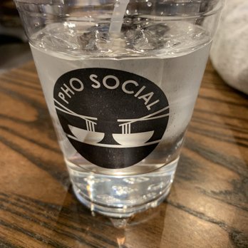 Pho Social - Pho Social water cup lol - Coffee & Tea Near Me - Columbus, Ohio
