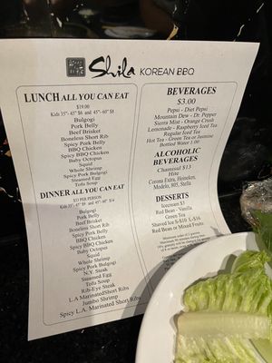 Menu photo 3 Shila Korean BBQ Fresno, CA