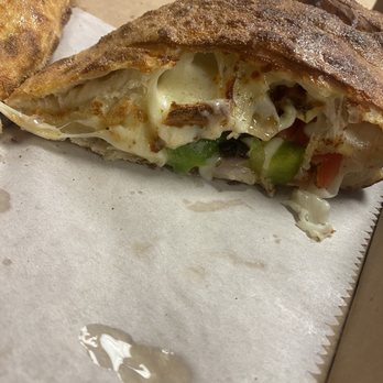 Champs Pizza - Inside of Vegetarian Calzone - Chicken Wings Near Me - Sterling, Virginia Champs Pizza - Inside of Vegetarian Calzone - Chicken Wings Near Me - Sterling, Virginia