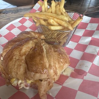 3 Leches Cafe - Huevos y Queso croissant - Mexican Near Me - Atlanta, Georgia