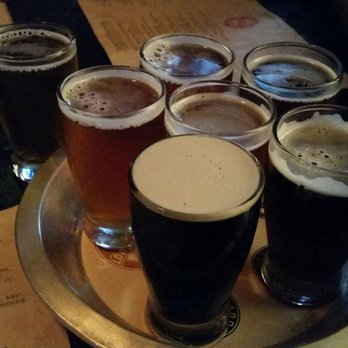Lowertown Brewery - Full flight of their six beers, plus I added on the seasonal for an additional cost of $2. - Breweries Near Me - Ottawa, Ontario