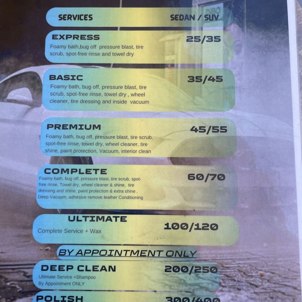 Markato Auto Detail - Price list for services - Auto Detailing Near Me - Oakland, California Markato Auto Detail - Price list for services - Auto Detailing Near Me - Oakland, California