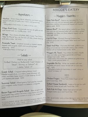 Menu photo 2 Maggie’s Eatery And Take Away Miller Place, NY Menu photo 2 Maggie’s Eatery And Take Away Miller Place, NY
