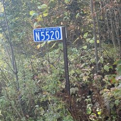 Bear Caves State Natural Area - Road sign