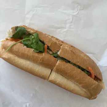 Saigon Express - a sandwich on a piece of paper - Vietnamese Near Me - Berkeley, California