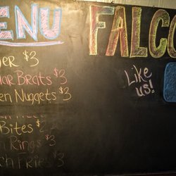 Falco's Tavern - Varying Kitchen menu, changes daily.