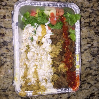 Halal Bros - Combination Chicken and Lamb over Rice - Middle Eastern Near Me - Austin, Texas Halal Bros - Combination Chicken and Lamb over Rice - Middle Eastern Near Me - Austin, Texas
