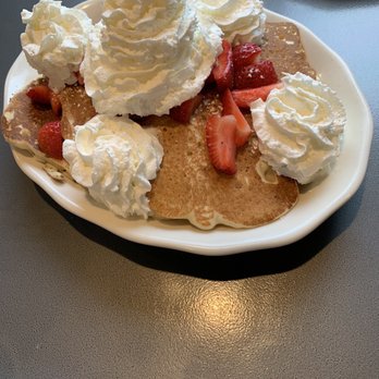 Nick's Luncheonette - Pancakes with Fresh Strawberries - Breakfast & Brunch Near Me - West Haven, Connecticut Nick's Luncheonette - Pancakes with Fresh Strawberries - Breakfast & Brunch Near Me - West Haven, Connecticut