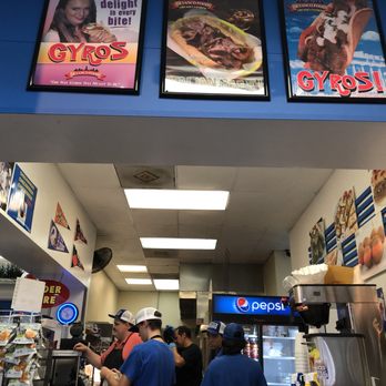 Pappa Gyros - Interior#1-Yes, that's Chris from the Signage. He's the goods. Added 1/2 star. - Greek Near Me - Katy, Texas