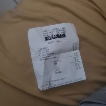 Original Tommy's - I'm just posting this for the time of the visit so hopefully they can find out who our cashier was. - Burgers Near Me - Van Nuys, California Original Tommy's - I'm just posting this for the time of the visit so hopefully they can find out who our cashier was. - Burgers Near Me - Van Nuys, California