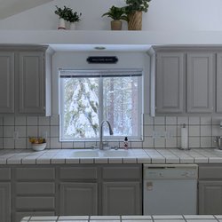 Anointed Painting - Old stain to newly painted