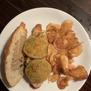 The Floridian - Veganized FGT Hoagie with a side of house chips - Southern Near Me - Saint Augustine, Florida The Floridian - Veganized FGT Hoagie with a side of house chips - Southern Near Me - Saint Augustine, Florida