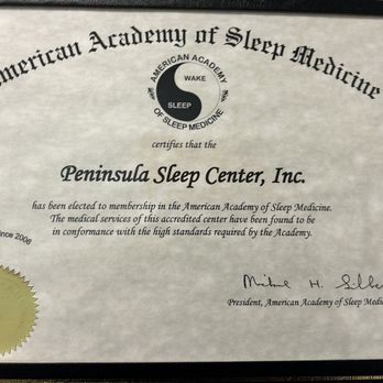 Peninsula Sleep Center - Certifications - Sleep Specialists Near Me - Burlingame, California Peninsula Sleep Center - Certifications - Sleep Specialists Near Me - Burlingame, California