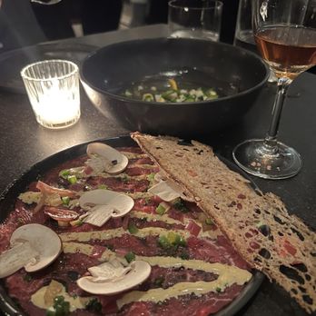 Crown Shy - Beef carpaccio - New American Near Me - New York, New York