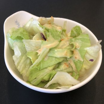 Chopstick - "Salad." Iceberg lettuce tossed with ginger dressing. - Japanese Near Me - Killeen, Texas Chopstick - "Salad." Iceberg lettuce tossed with ginger dressing. - Japanese Near Me - Killeen, Texas